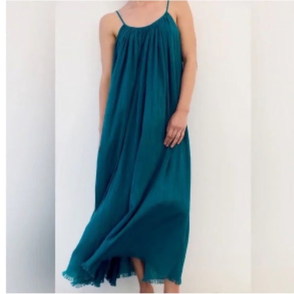 Zara limited edition cotton dress with fringe - Picture 7 of 8